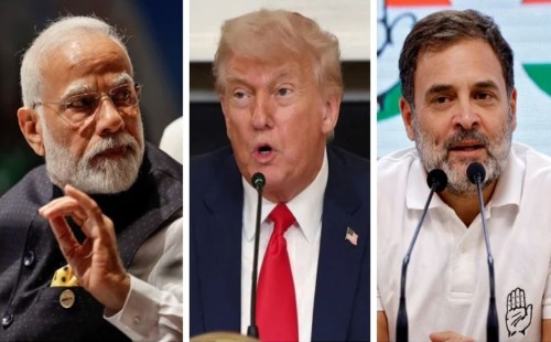 ট্রাম্পের মন্তব্যে তোলপাড় ভারতের রাজনীতি, মোদিকে প্রশ্ন রাহুলের