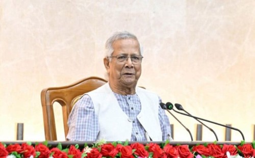 প্রধান উপদেষ্টা ইউনূসের জেলা প্রশাসকদের উদ্দেশ্যে নির্বাচন নিয়ে বক্তব্য: "এটি দেশ রক্ষার নির্বাচন"