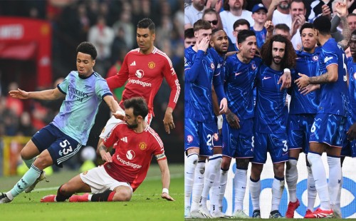 ম্যানচেস্টার ইউনাইটেডে আর্সেনালের পয়েন্ট অর্জন, চেলসির জয়