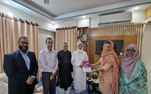 জাতিসংঘ মানবাধিকার উপদেষ্টা হুমা খানের সঙ্গে জামায়াত আমির শফিকুর রহমানের সাক্ষাৎ