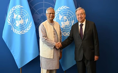 জাতিসংঘ মহাসচিব আন্তোনিও গুতেরেসের বাংলাদেশের গণতান্ত্রিক উত্তরণ ও সংস্কার কর্মসূচিতে পূর্ণ সমর্থন