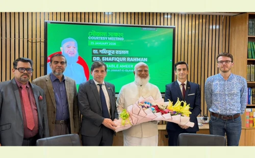 জামায়াত আমিরের সঙ্গে ফ্রান্সের রাষ্ট্রদূতের বৈঠক: নির্বাচন ও দ্বিপাক্ষিক স্বার্থ নিয়ে আলোচনা