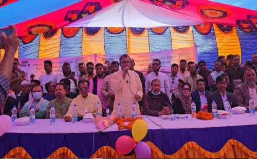 মেঘনায় ড. খন্দকার মারুফ হোসেনের হুঙ্কার: তারেক রহমানের নেতৃত্বে আসবে নতুন সরকার