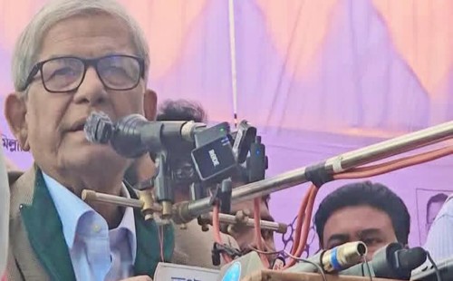 ঠাকুরগাঁওয়ে মির্জা ফখরুলের হুশিয়ারি: ধর্মীয় অপপ্রচারে ইমান নষ্ট করবেন না