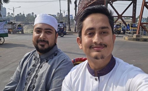 সিলেটে নাহিদ ও সারজিসের রিকশা ভ্রমণ: নতুন বাংলাদেশের প্রটোকলমুক্ত রাজনীতি