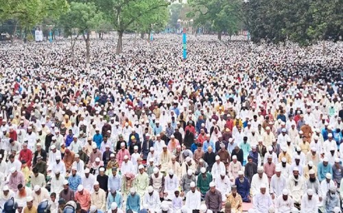 সিলেটের শাহী ঈদগাহে ঐতিহাসিক ঈদ জামাত ২০২৬: দুই মন্ত্রীর অংশগ্রহণ ও রাজনৈতিক বার্তা