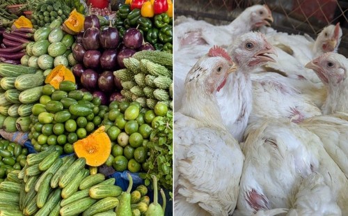 রাজধানীর বাজার দর ১৭ এপ্রিল: সবজিতে আগুন, কমলো মুরগির দাম