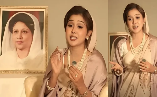 খালেদা জিয়ার গেটআপে রুকাইয়া জাহান চমক: অভিনব লুকে প্রশংসায় ভাসছেন অভিনেত্রী